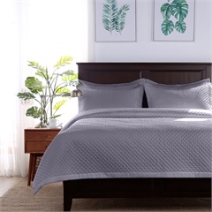 Radiance™ Diamond King Coverlet, Grey